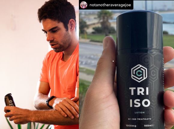 CBD Cream for Pain used by Joe Skipper at CBD Triathlete